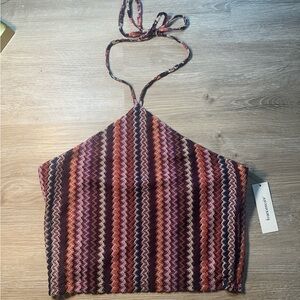 NWT Blue Rain Multicolor Knit Top size M